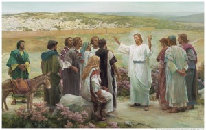 Jesus Christ teaching His Apostles